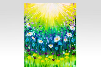 Paint Nite: Spring Field Flowers